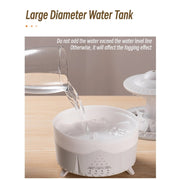 UFO Water Drop Aromatherapy Humidifier Desktop Remote Control Diffuser, Plug: AU Plug(Wood Grain)