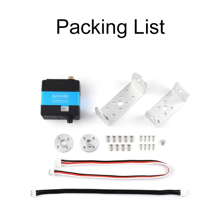 Waveshare 24703 25kg.cm Wide Range Voltage ST3020 Serial Bus Aervo