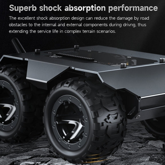 Waveshare WAVE ROVER Flexible Expandable 4WD Mobile Robot Chassis, Onboard ESP32 Module(UK Plug)