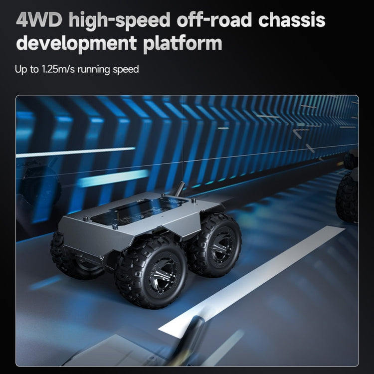 Waveshare WAVE ROVER Flexible Expandable 4WD Mobile Robot Chassis, Onboard ESP32 Module(UK Plug)