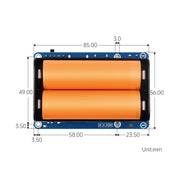 Waveshare 25567 For Raspberry Pi UPS HAT (D), Pogo Pins Connector , Without Battery