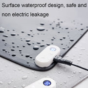 Intelligent Digital Display Timing Heating Mouse Pad Office Desktop Electric Heating Mat, CN Plug, Style:Black 80x33cm