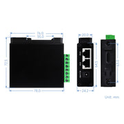 Waveshare RS232 RS485 To RJ45 Ethernet Serial Server, Spec: RS232 RS485 TO ETH (B)