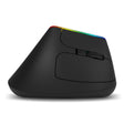 DELUX M618DB 6-Keys 1600 DPI RGB Vertical Wireless Bluetooth Dual-Mode Mouse(Lithium Bluetooth Version) - Wireless Mice by DELUX | Online Shopping South Africa | PMC TechLife | Buy Now Pay Later Mobicred