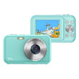 DC406L 2.4-Inch 1080P Mini HD 16X Zoom Digital Camera Home Children Camera UK Plug(Green) - Children Cameras by PMC TechLife | Online Shopping South Africa | PMC TechLife | Buy Now Pay Later Mobicred