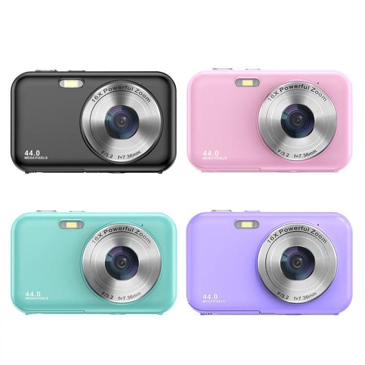 DC406L 2.4-Inch 1080P Mini HD 16X Zoom Digital Camera Home Children Camera US Plug(Black)