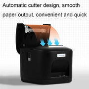 Xprinter XP-T80 72mm Portable Express List Thermal Receipt Printer, Style:USB+COM(EU Plug)
