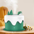 M328 Battery Type Mini Desktop Night Light Cartoon Cake Silent Spray Humidifier(Green) - free shipping - PMC TechLife - Order now!
