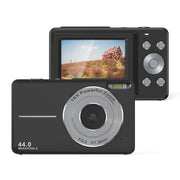 DC403L-AF 2.4-Inch 16X Zoom HD Digital Camera Mini Children Photography Camera UK Plug(Black)