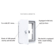 RV Accessories Square Wire Hatch Cover Yacht Accessories Wire Storage Box
