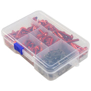 177 PCS/ Box Motorcycle Modification Accessories Windshield Cover Set Screw(Gold)