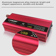 LVYUAN Car Inverter Dual USB Power Converter, Specification: 24V to 220V 1500W