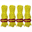 4m x 4 Rolls Outdoor Camping Tent Canopy Wind Rope Luminous Multi-Function Wind Rope Buckle Tent Fixed Rope(Figure 8 Buckle-Yellow) - Tents & Accessories by PMC TechLife | Online Shopping South Africa | PMC TechLife