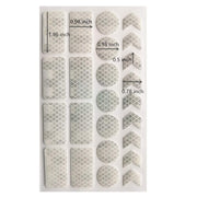 Bicycle Honeycomb Reflective Sticker Night Reflective Logo Grid Stripe Warning Strip(Blue)