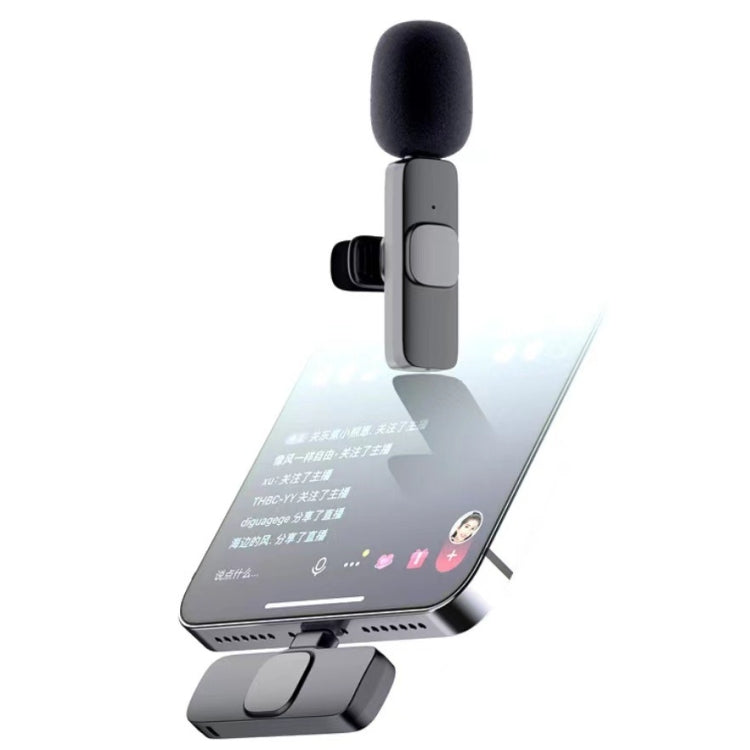 Lavalier Wireless Microphone Mobile Phone Live Video Shooting Small Microphone, Specification: 8 Pin Direct 1 To 1