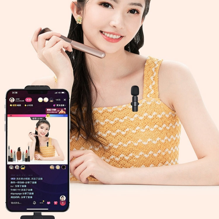 Lavalier Wireless Microphone Mobile Phone Live Video Shooting Small Microphone, Specification: 8 Pin Direct 1 To 1