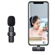 Lavalier Wireless Microphone Mobile Phone Live Video Shooting Small Microphone, Specification: Type C 1 To 2
