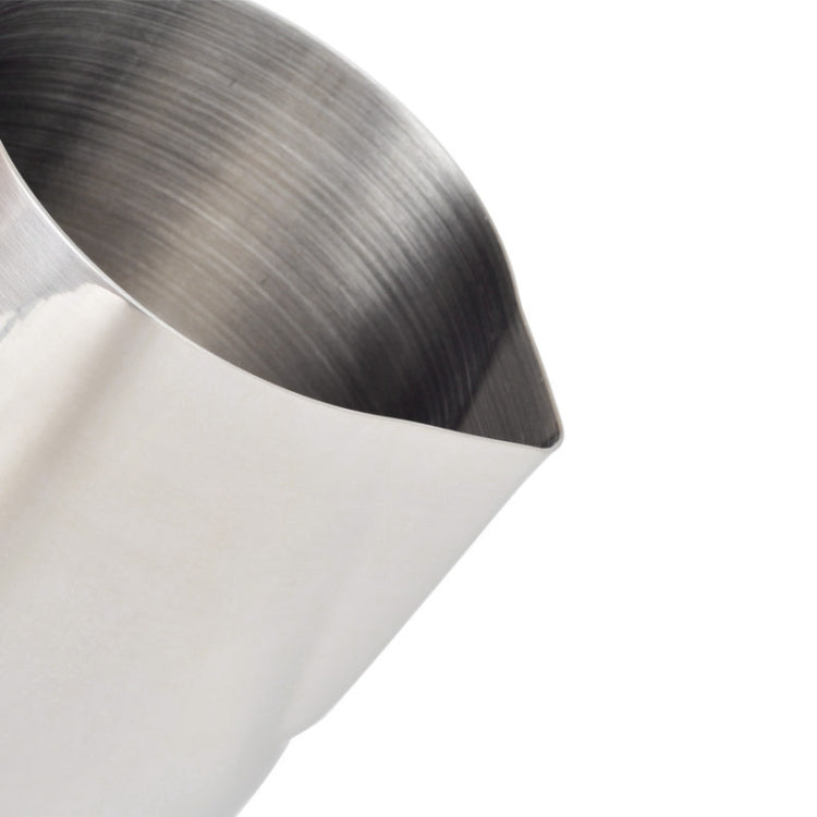 350ml  Inner Scale Pull Flower Cup Stainless Steel Milk Foam Cup Coffee Utensils