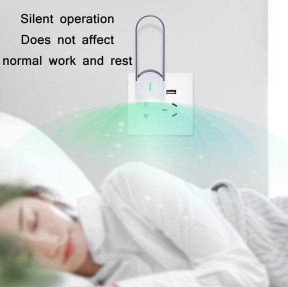 USB Plug-In Negative Ion Air Purifier Odor Deodorizer(Purple)