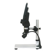 G1200D 7 Inch LCD Screen 1200X Portable Electronic Digital Desktop Stand Microscope(UK Plug Without Battery)