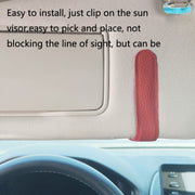 529 Car Sun Visor Glasses Clip Sunglasses Holder(Beige)