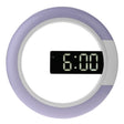 LED Mirror Hollow Wall Clock 7-color Switch Electronic Digital Display Wall Clock(White) - Wall Clock by PMc TechLife | Online Shopping South Africa | PMc TechLife | Buy Now Pay Later Mobicred
