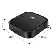 3 in 1 Smart USB Charging Sweeping Machine, Specification: Spray Type (Pearl White)