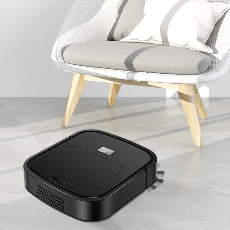 3 in 1 Smart USB Charging Sweeping Machine, Specification: Pearl White