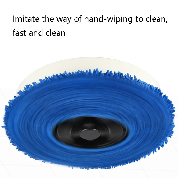 K777 Automatic Smart Sweeping Machine Dry Wet Two-Purpose Mopping Machine Imitation Artificial Rubber(Piano Black)