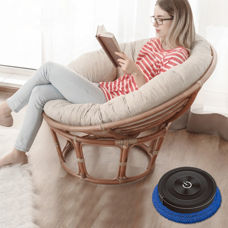 K777 Automatic Smart Sweeping Machine Dry Wet Two-Purpose Mopping Machine Imitation Artificial Rubber(Piano Black)