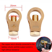 2 Pairs 269 Pure Copper Battery Clip Car Battery Clip(Yellow)