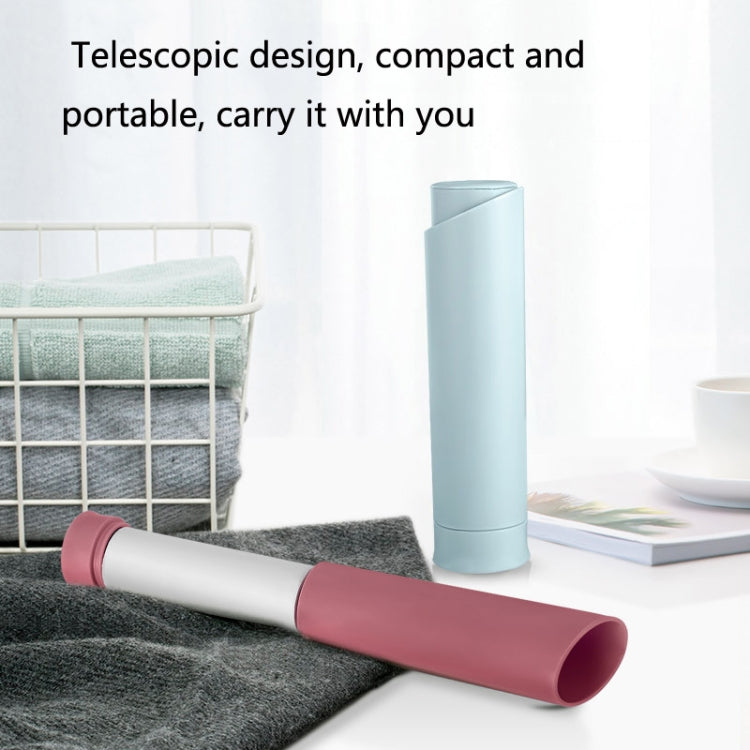 Clothes Sticking Device Mini Portable Roller Brush(Rose Pink)