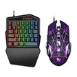 T-WOLF Mobile Gaming One-Handed Keyboard，Specification： TF-900 Set - Wired Keyboard by T-WOLF | Online Shopping South Africa | PMC TechLife | Buy Now Pay Later Mobicred