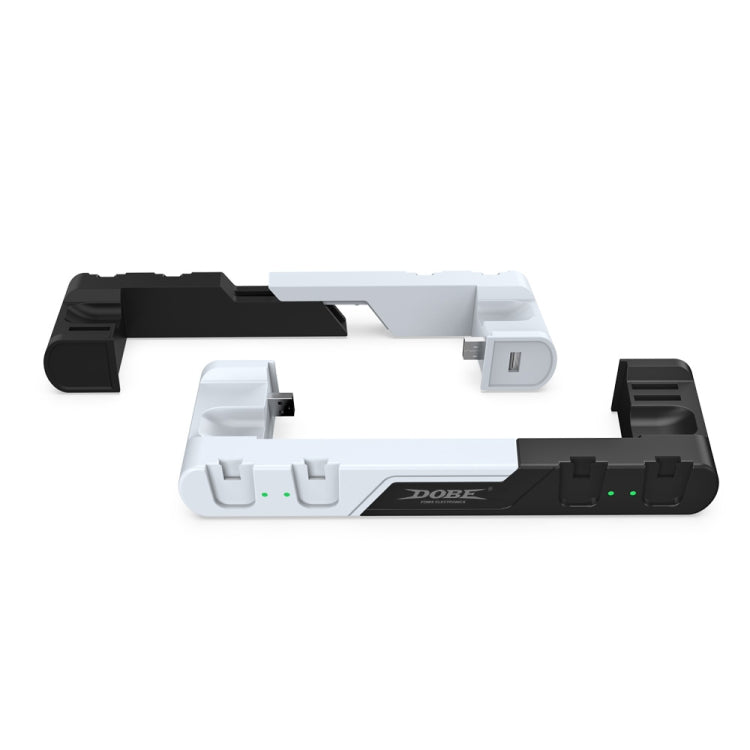 DOBE TNS-0122 4 In 1 Gamepad Charging Dock For Switch OLED(Red Black)