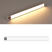 Intelligent Automatic Human Body Induction Wireless LED Lamp 60cm(Silver + Warm Light)