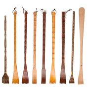 BQR01 Back Scratcher Long Handle Wooden Massage Scratcher, Style: Round Nature Color