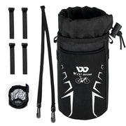 WEST BIKING Bicycle Insulated Water Bottle Bag(Black)