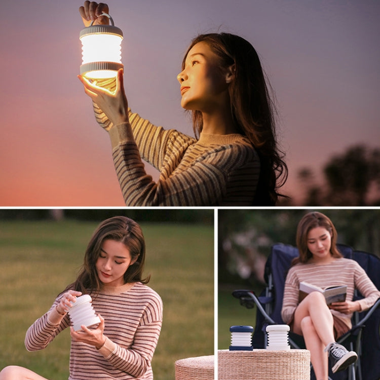 Outdoor Folding Magnetic LED Emergency Camping Light(Blue)