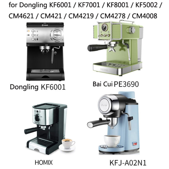DL-1 Zinc Alloy Coffee Maker Bottomless Handle For Dongling, Style: Red Gem