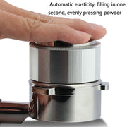 YK33258 Stainless Steel Double-Ended Coffee Cloth Dispenser, Size: 51mm(Black Finger Buckle Type)