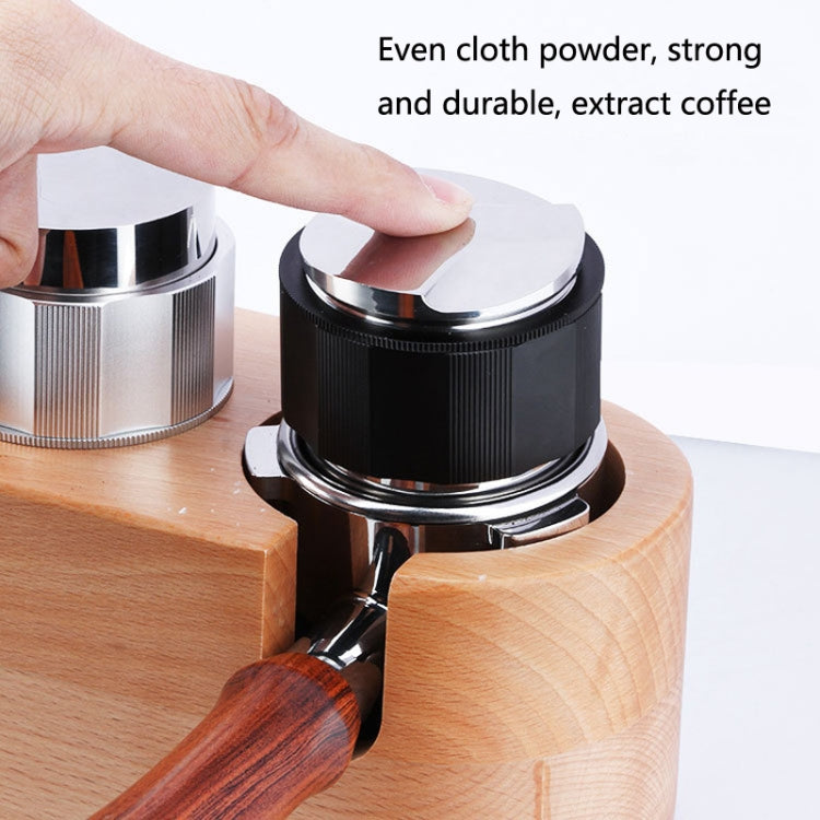 YK33258 Stainless Steel Double-Ended Coffee Cloth Dispenser, Size: 58mm(Silver Finger Buckle Type)