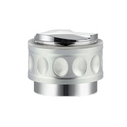 YK33258 Stainless Steel Double-Ended Coffee Cloth Dispenser, Size: 58.5mm(Silver Finger Buckle Type)