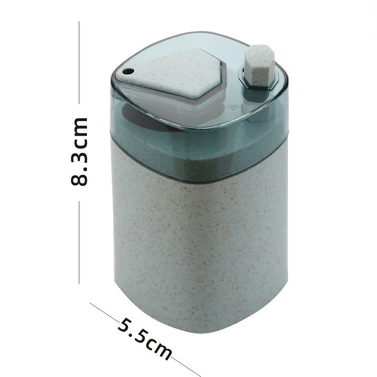 MS-263 Press Toothpick Box Kitchen Gadget(Blue Yellow)