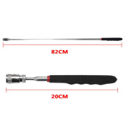 LED Strong Iron Rod Car Metal Fetcher Absorbed Iron Tool(Black)
