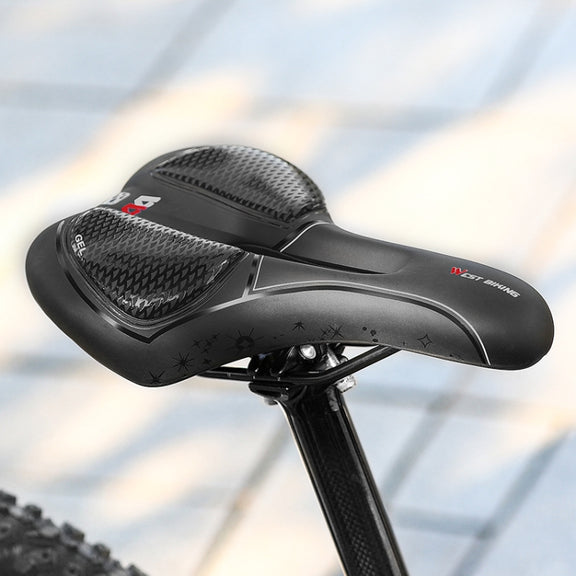 WEST BIKING Bicycle Riding Comfortable Silicone Saddle, Style: Fish Scale (Sponge)
