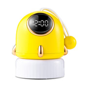 TW-L47 Small Rocket Portable Clock LED Projection Lamp(Yellow)