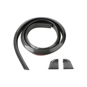 Car Universal Tail Paste Top Wing, Specification: 4.5cm Carbon Fiber Black