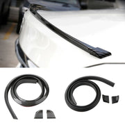 Car Universal Tail Paste Top Wing, Specification: 4.5cm Carbon Fiber Black