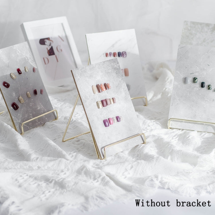 2 PCS Nail Art Photo Background Rock Pattern Display Board(A Style)