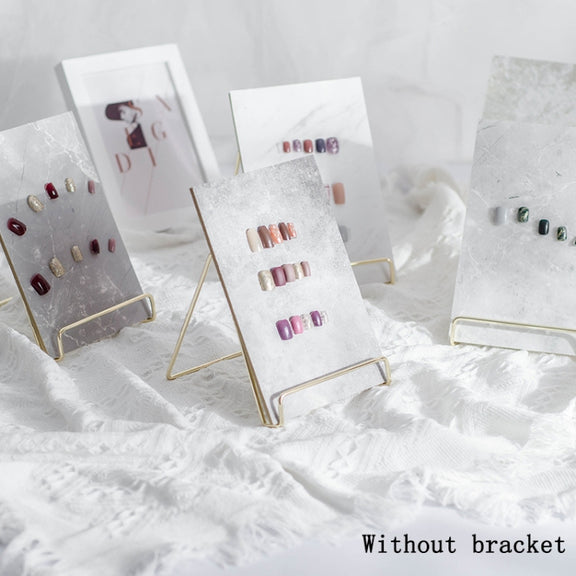 2 PCS Nail Art Photo Background Rock Pattern Display Board(A Style)
